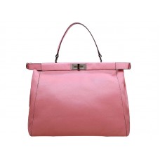 Fendi Peekaboo tas van kalfsleer in roze