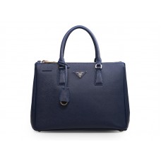 Prada Saffiano Lux Tote Donkerblauw