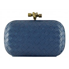 Bottega Veneta Absint Intrecciato Ayers Knoop Blauw