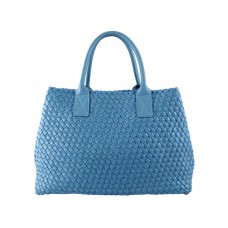 Bottega Veneta Barcelona Cabat Blauw