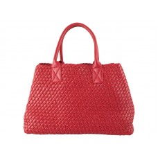 Bottega Veneta Barcelona Cabat Rood