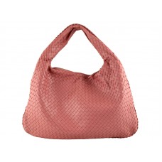 Bottega Veneta Ebano Intrecciato Nappa Buik Veneta Roze