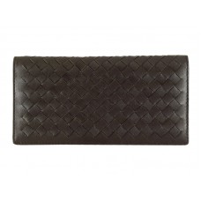 Bottega Veneta Intrecciato Nappa Continental Portemonnee Choco