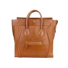Celine Luggage Large Tote in kalfsleer in camelkleur