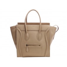 Celine Luggage Medium Tote in kalfsleer beige