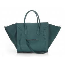 Celine Luggage Phantom Square Tote Bag Groen