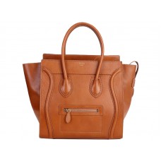 Celine Luggage Medium Tote in kalfsleer, camelkleurig