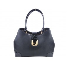 Fendi Chameleon leren shopper zwart