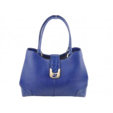 Fendi Chameleon leren shopper in blauw