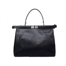 Fendi Peekaboo tas van kalfsleer, zwart