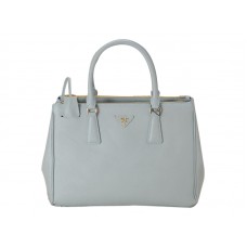 Prada Saffiano Lux Tote Lichtblauw