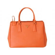 Prada Saffiano Lux Tote oranje