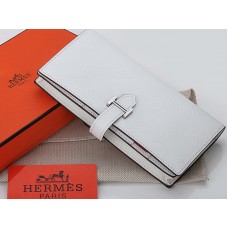 Hermes Epsom Original portemonnee van kalfsleer met Japanse afwerking, wit