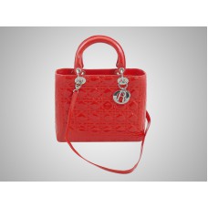 Dior Cannage tas rood