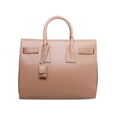 Yves Saint Laurent Sac Du Jour Tote in origineel abrikozenleer
