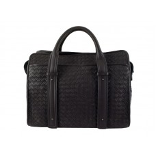 Bottega Veneta geweven shopper chocolade