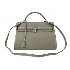 Hermes Kelly 32cm Togo leren Clemence grijs