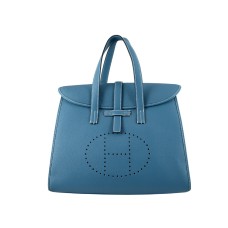 Hermes 08c Flap Bag Blauw