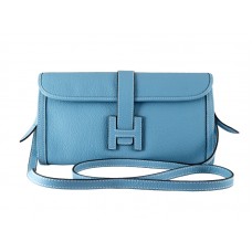 Hermes Flap Clutch Blauw