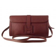 Hermes Flap Clutch Paarsrood