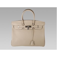 Hermes Birkin 35cm Togo leer crème