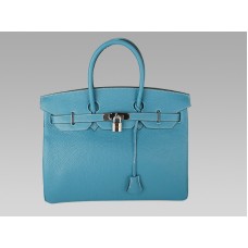 Hermes Birkin 35cm Togo leer blauw