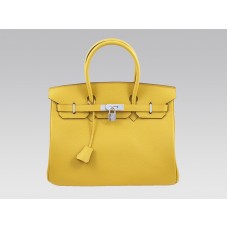 Hermes Birkin 35 cm Clemence Geel