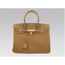 Hermes Birkin 35cm Togo Clemence Gold met gouden details
