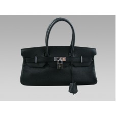 Hermes Birkin Jpg 42cm Togo leer zwart