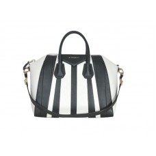 Grote Givenchy Antigona tas, tweekleurig, zwart en wit.