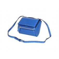 Givenchy Mini Pandora Box Tasje van krokodillenleer in blauw