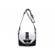 Givenchy Obsidian kleine crossbodytas wit zwart