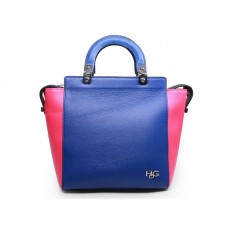 Givenchy leren HDG converteerbare tote tas in blauw en roze