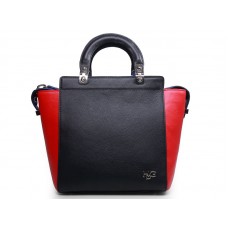 Givenchy leren HDG converteerbare tote tas in zwart en rood