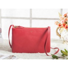 Celine Mini Trio Crossbody Messenger Bag Rood