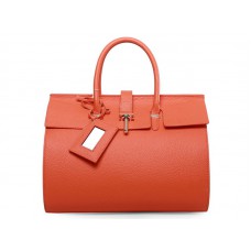 Balenciaga City Bag van leer, groot, oranje