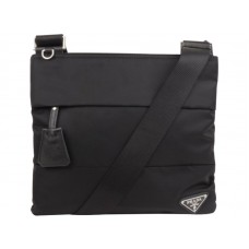 Prada Tessuto Messenger Bag Zwart