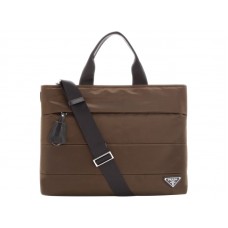 Prada Tessuto Tote Bag Olijfgroen