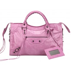 Balenciaga Medium Classic City Bag Roze Paars