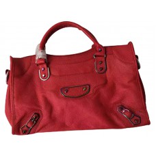 Balenciaga Classic Metallic Edge Iridescent City Bag Rood