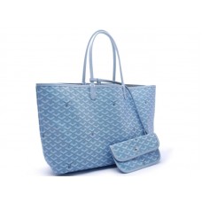 Goyard Saint Louis Tote Mm Lichtblauw