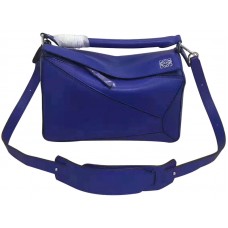Loewe Puzzle grote tas in elektrisch blauw