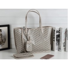 Goyard Anjou omkeerbare draagtas mm beige