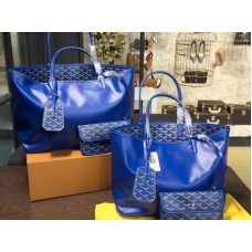 Goyard Anjou omkeerbare draagtas Mm blauw