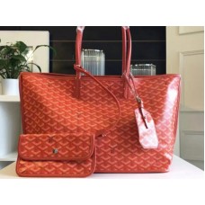 Goyard Anjou omkeerbare draagtas Mm oranje
