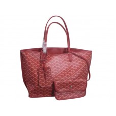 Goyard Anjou omkeerbare draagtas Mm rood