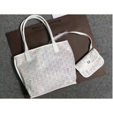 Goyard Anjou Omkeerbare draagtas Mini Wit