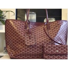Goyard Anjou omkeerbare draagtas Gm Burgundy