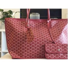 Goyard Anjou omkeerbare draagtas Gm rood
