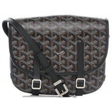 Goyard Chevron Belvedere PM Messenger Bag Zwart